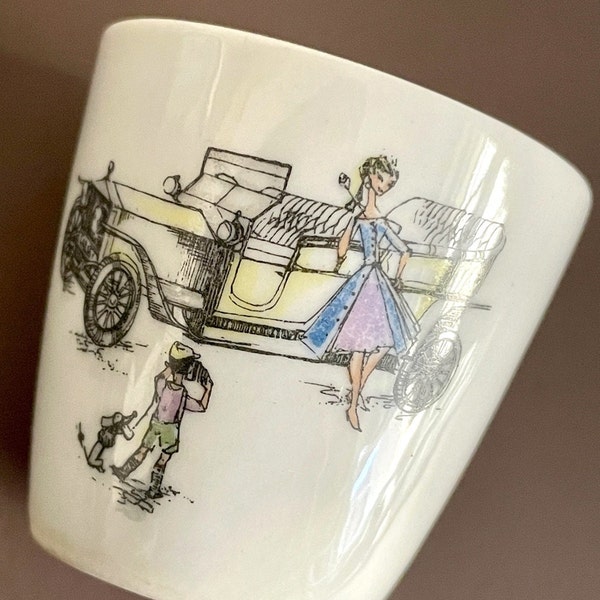 50s-60s egg cups vintage cars kidney table era lovers - Helmut Krüger