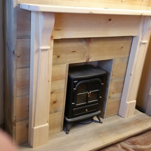 ART DECO ARTS and Crafts Style Fire Surround Fireplace in Real - Etsy