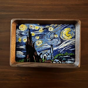 Van Gogh starry night embroidery