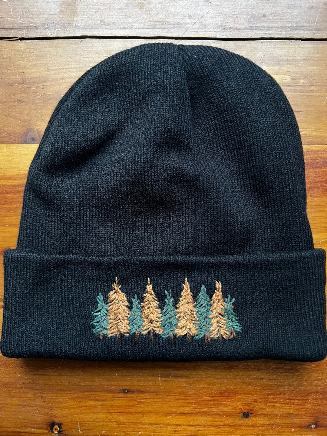 Embroidered Beanie, Embroidered Hats, Hand Embroidered Gifts, Winter