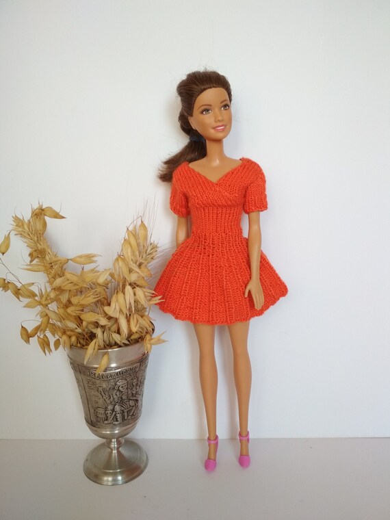 barbie orange dress