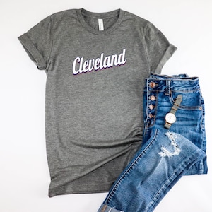 Vintage Cleveland Tee - Red white & blue