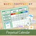 Printable Perpetual Calendar | Days of the Week Chart | Weather Chart ...