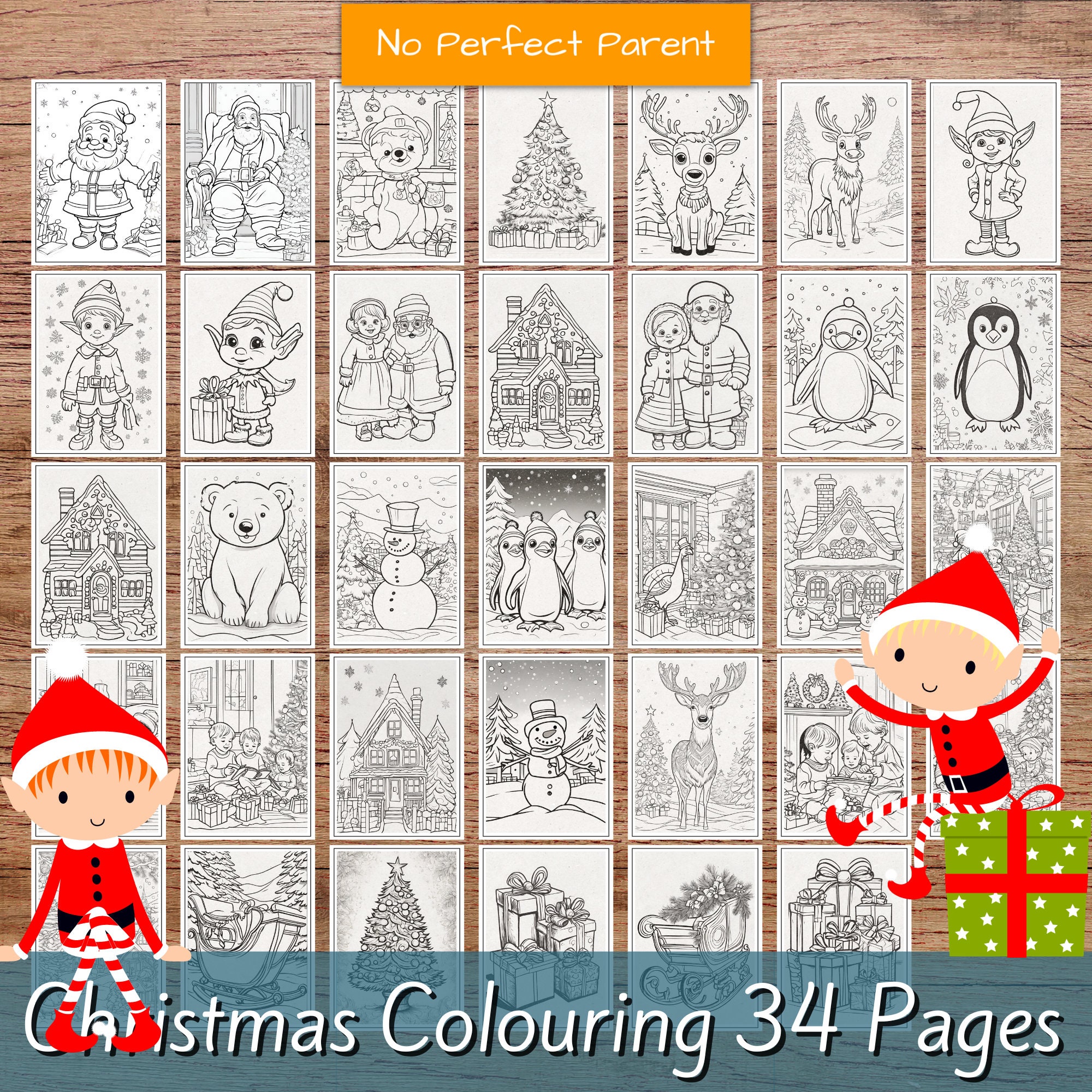 Christmas Colouring Activities for Kids Colouring Pages for Christmas ...