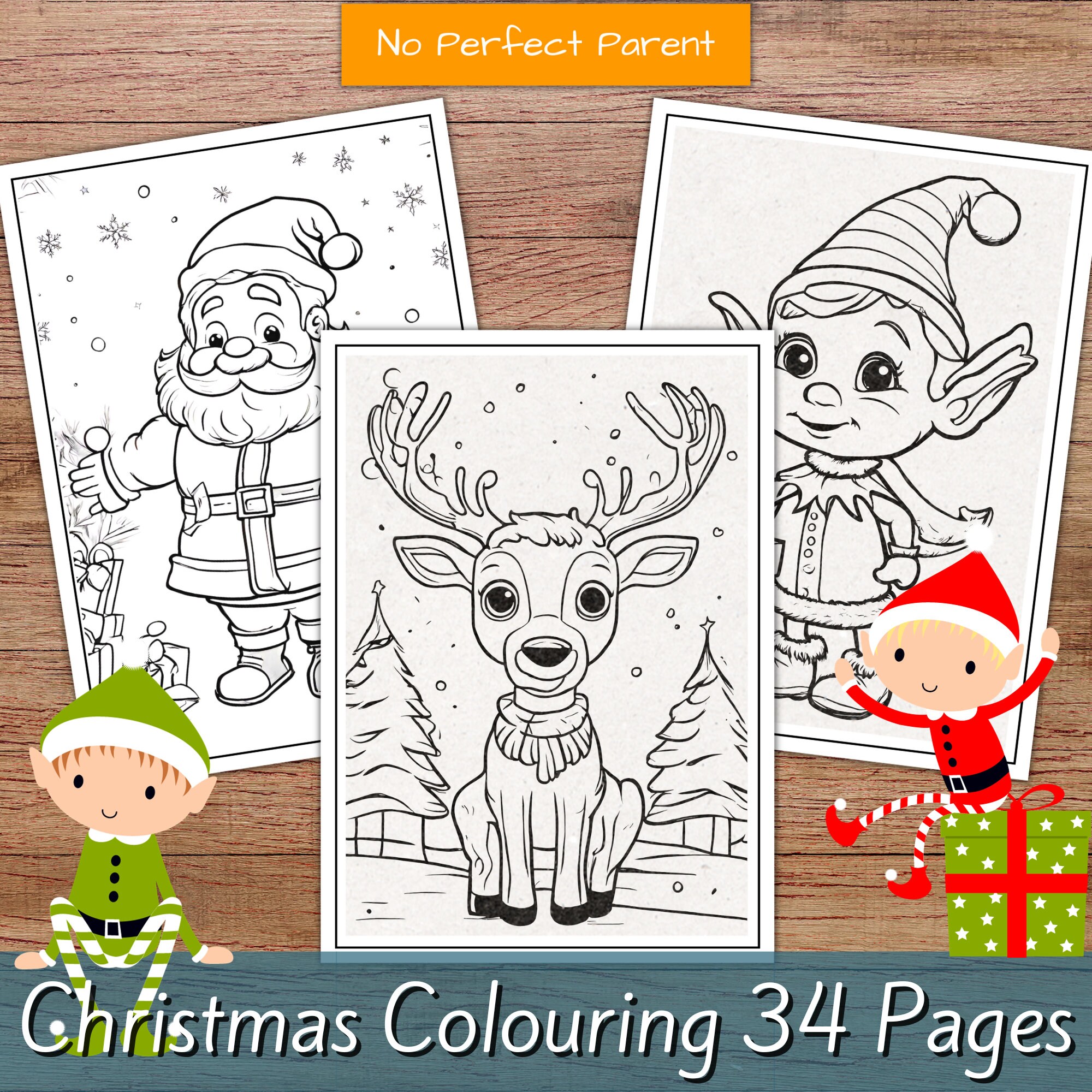 Christmas Colouring Activities for Kids Colouring Pages for Christmas ...
