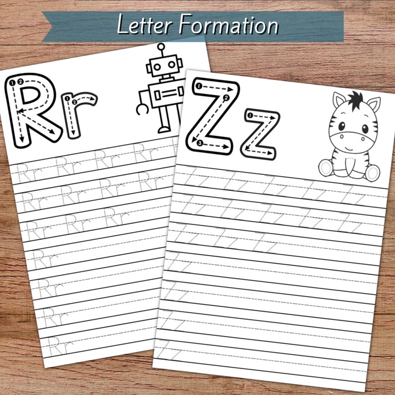 Printable Letter Tracing Worksheets for Kids Teach Your Child to