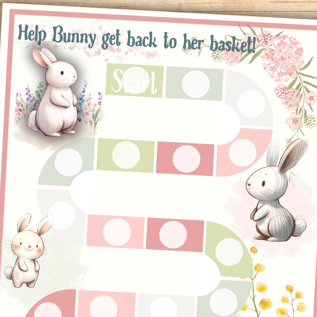 Reward Chart for Kids Bunny Themed Star Chart Easter Printable for ...