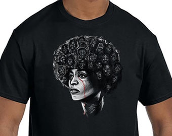 Camiseta de Angela Davis / Camiseta gráfica Black Lives Matter / Camiseta unisex de derechos civiles, historia negra e igualdad