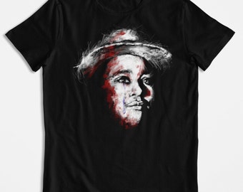 Maglietta Colin Kaepernick Inginocchiato, Antirazzismo, Diritti Civili, Gildan Softstyle, Nera