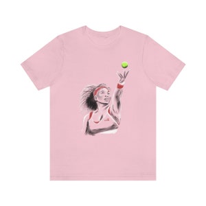 Serena Williams T-Shirt | Serena Williams Serves | Sketch Graphic Tee | Unisex Shirt | Tennis Legend Apparel