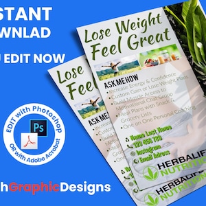 MODIFIABLE HerbaLife Flyer, Perdre du poids, Perdre du poids, Running Flyer, Coach, HerbaLife Coach, Modèle