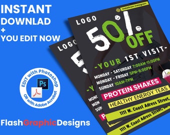 Editable Herbalife Flyer Fitness Flyer Lose Weight Running Etsy