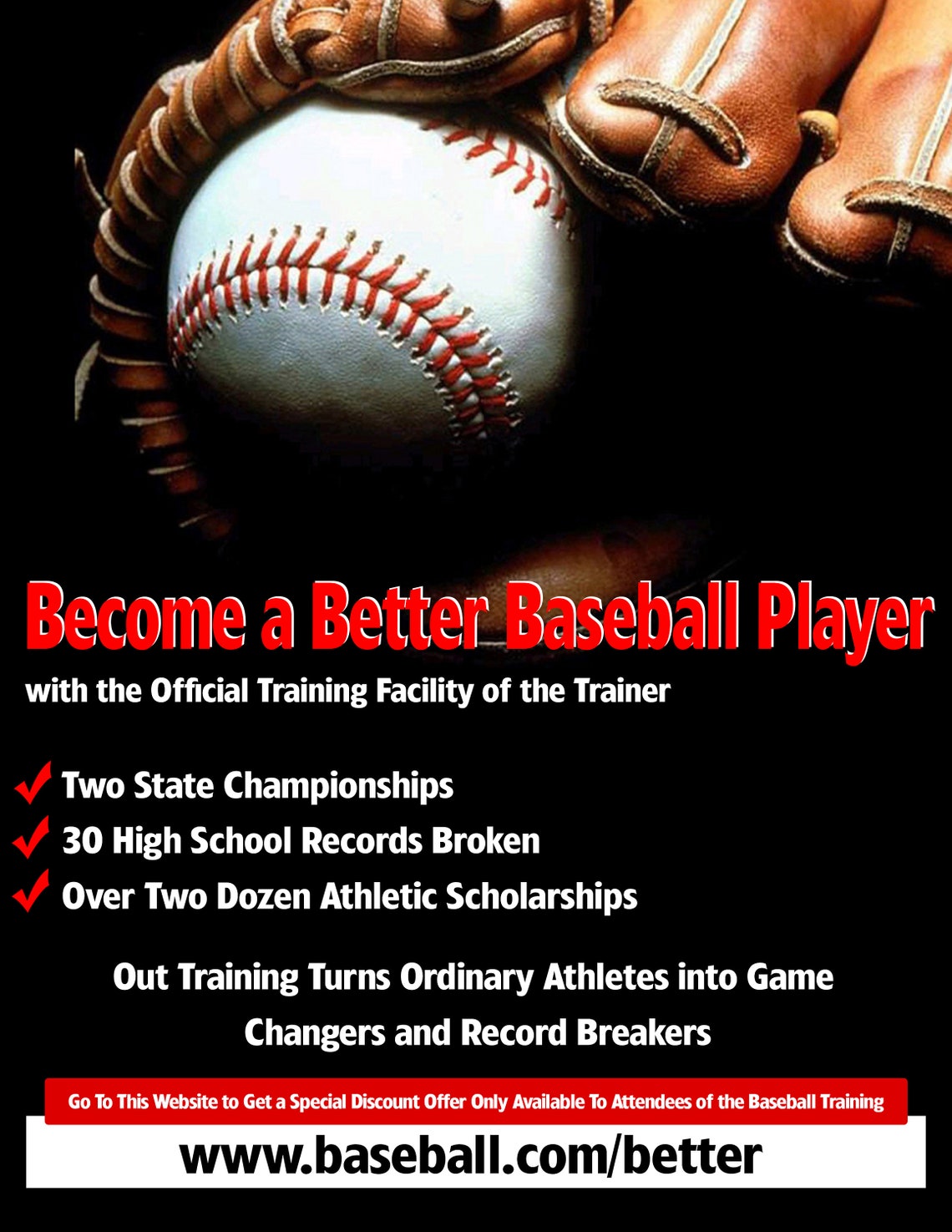 EDITABLE Baseball Flyer School Training Trainer Baseball Etsy