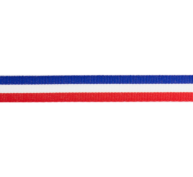 Ribbon DRAPEAU FRANCAIS Tricolore blue white red Etsy