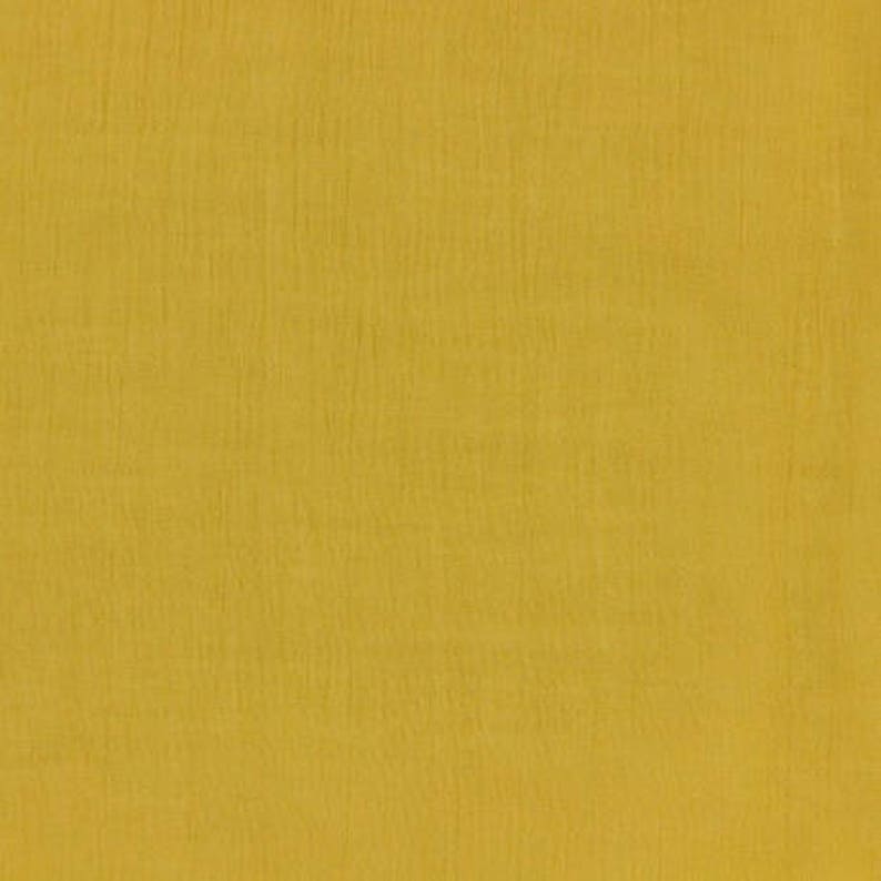STALLA banana yellow Fabric crepe Uni FRANCE DUVAL