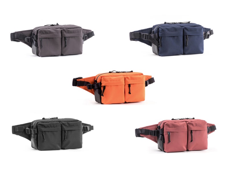 Fanny Pack Shoulder Bag Canvas Fanny Pack Waist Bag Waist Etsy