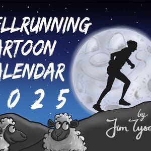Calendario de dibujos animados de Fellrunning 2025