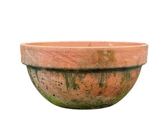 Levi Aged Terracotta Bowl Planter