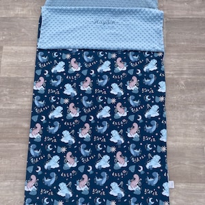 Couverture personnalisable sac de couchage maternelle crèche