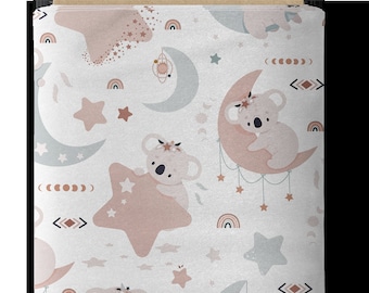 Cut fabrics Koala white background (cotton by the meter)