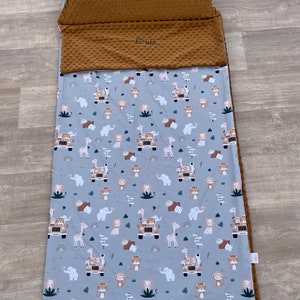 Couverture personnalisable sac de couchage maternelle crèche