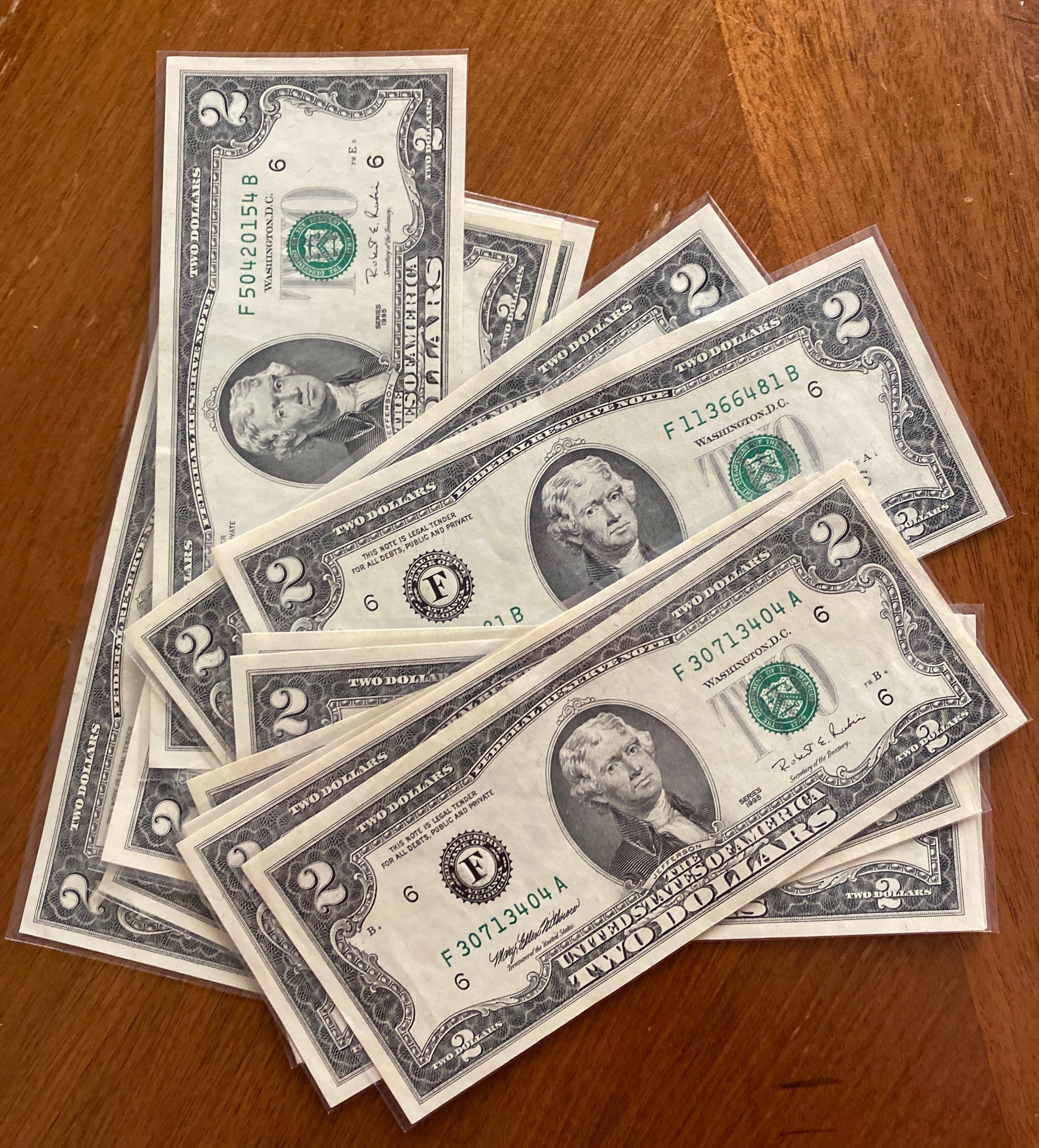 How Much Is A Series 1995 Dollar2 Bill Worth