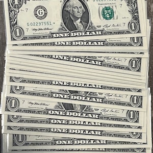 1993 One Dollar Bill STAR Note Uncirculated Consecutive FREE SHIPPING unc cu frn sequential