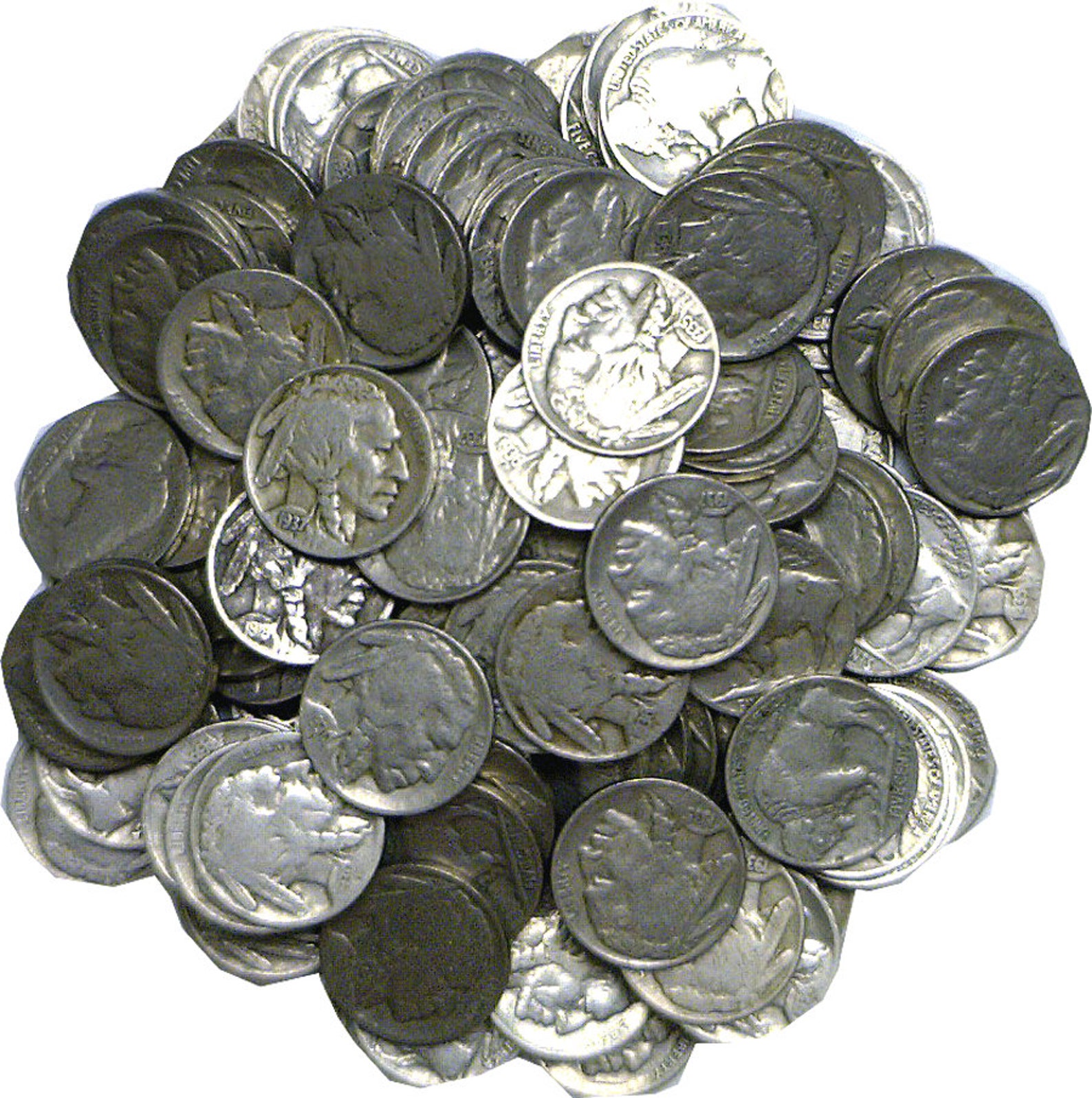 19131938 Full Date Buffalo Nickels Good or Better Condition 40 Coin Roll FREE SHIPPING Etsy