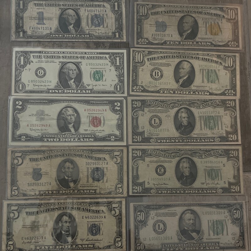 Us Paper Currency - Etsy