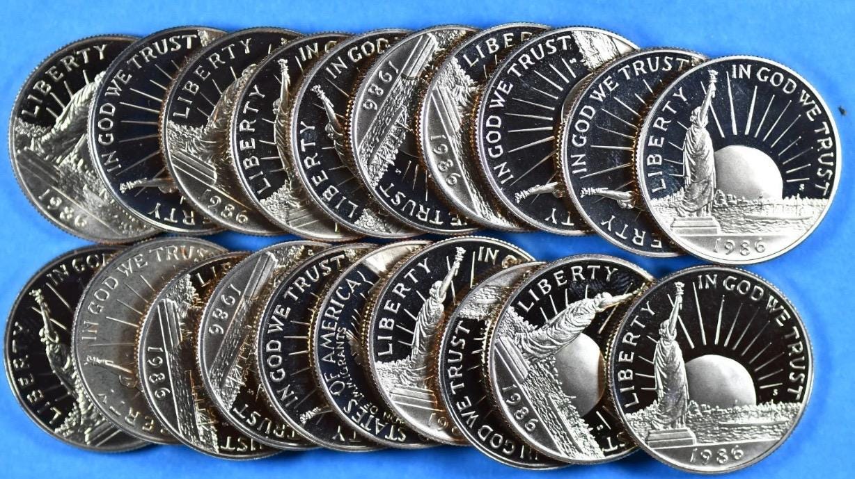 1986 Liberty Coin Proof Set - Etsy