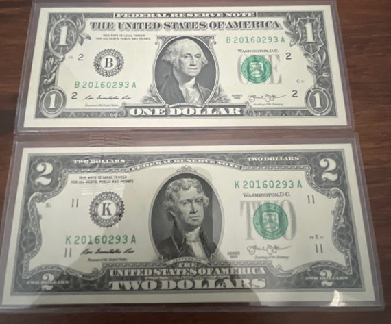 thumbnail image 2 of 2017 $2 Dollar Bill - Uncirculated High Quality - Great Gift With FREE Bi-Fold Holder 2 of 6