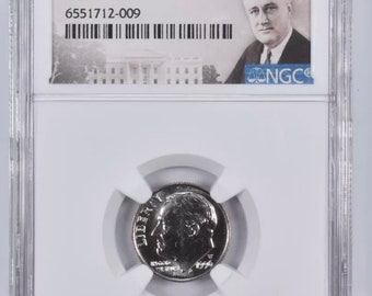 1996-W Roosevelt Dime MS66 NGC West Point Mint Free Shipping Special Label FDR