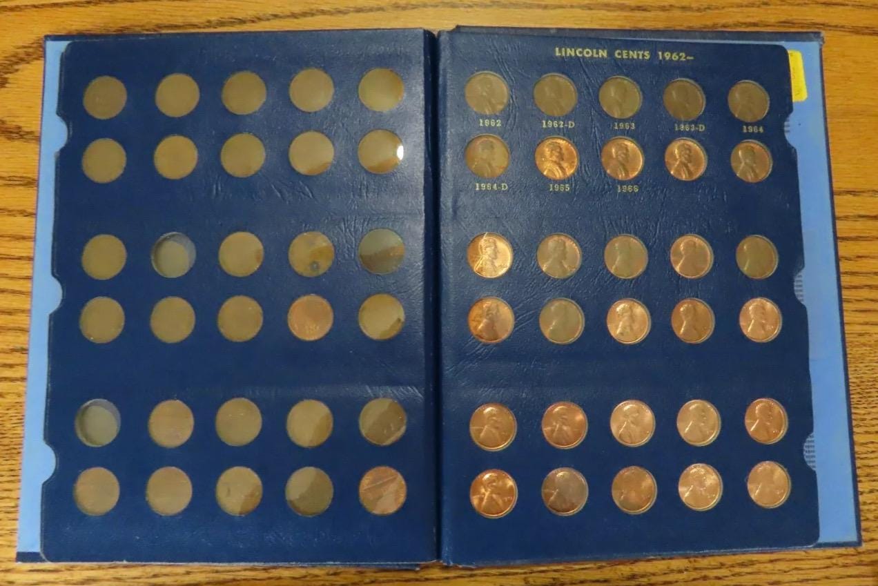 Amazon.com: Lincoln Cent.1941 to 1974 (Whitman Folder