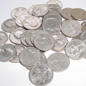 Roll of 40 Vintage US Bicentennial Quarters 1776-1976 Drummer Boy Quarter Coins FREE SHIPPING