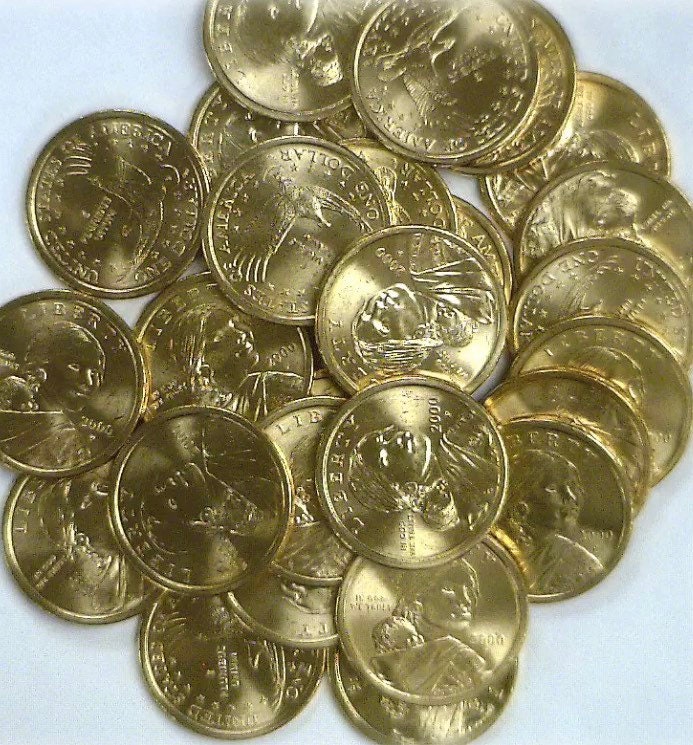 Geronimo Colorized Native American Dollar Ungraded US Coin Errors Geronimo Colorized ...