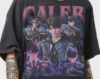 T-shirt vintage Caleb Love and Deepspace des années 90 (édition limitée), style rétro streetwear, cadeau Caleb pour femme et homme.