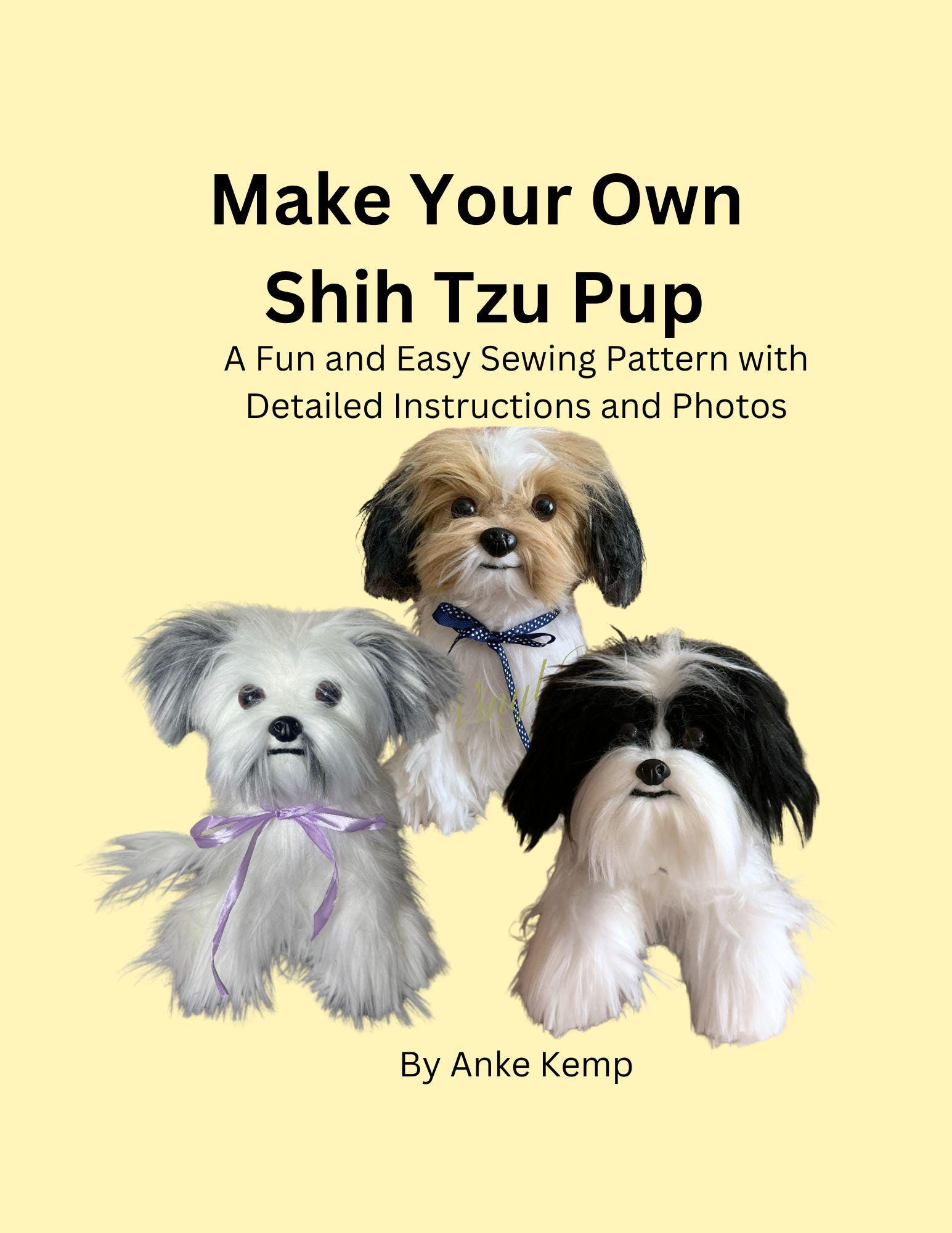 Realistic Shih Tzu Plush