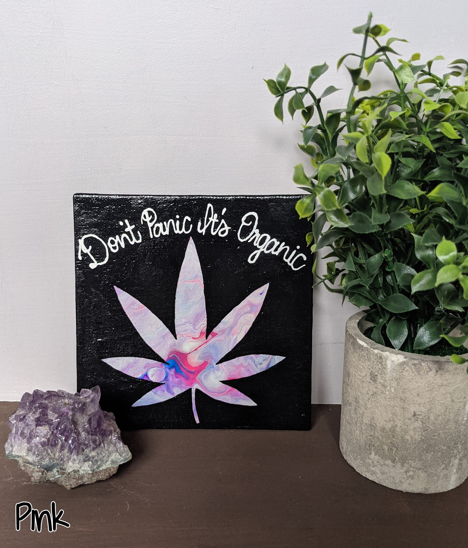 Cannabis Weed Pot Leaf Painting Etsy