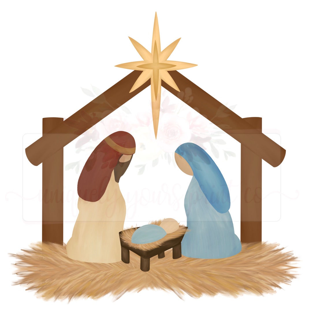 Jesus Born In Bethlehem Clipart Flowers