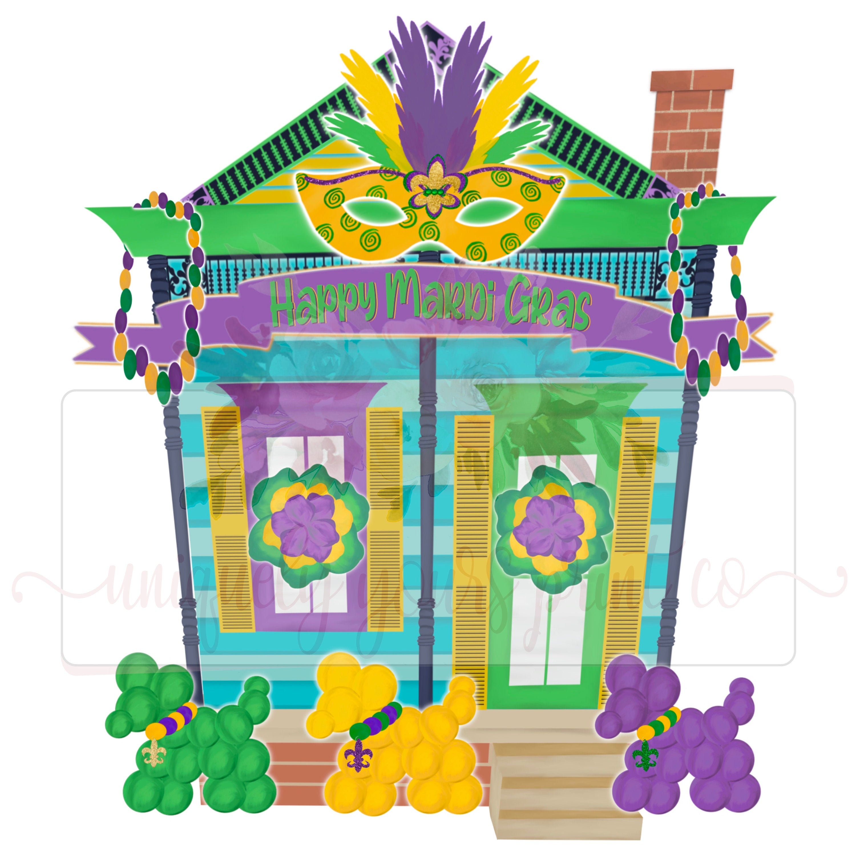 mardi gras bead dog necklace