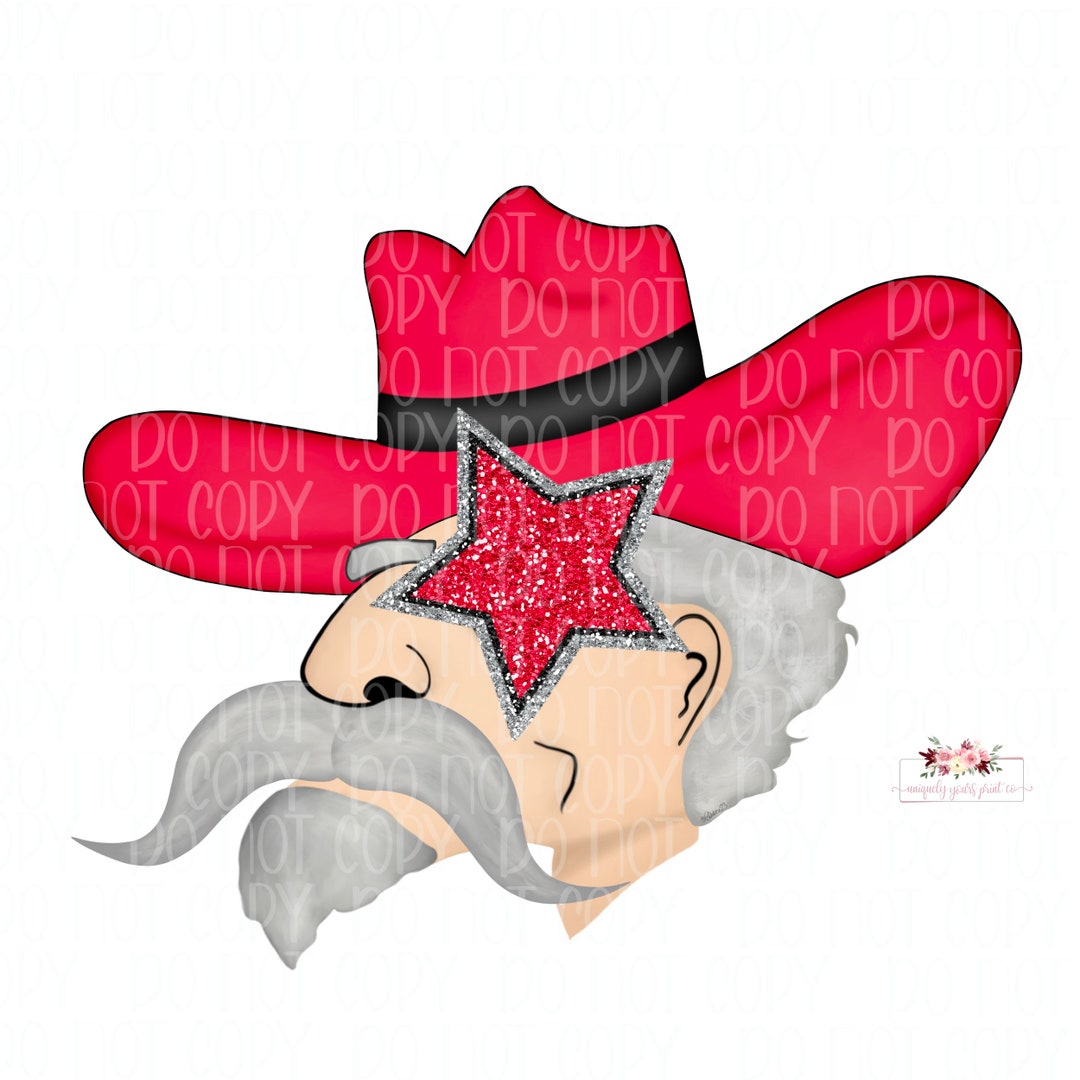 Humphrey Rebel Digital Design | Preppy Mascot | Red Black | Team Spirit ...