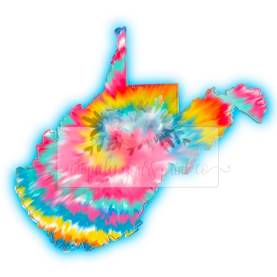 west virginia tie dye shirt