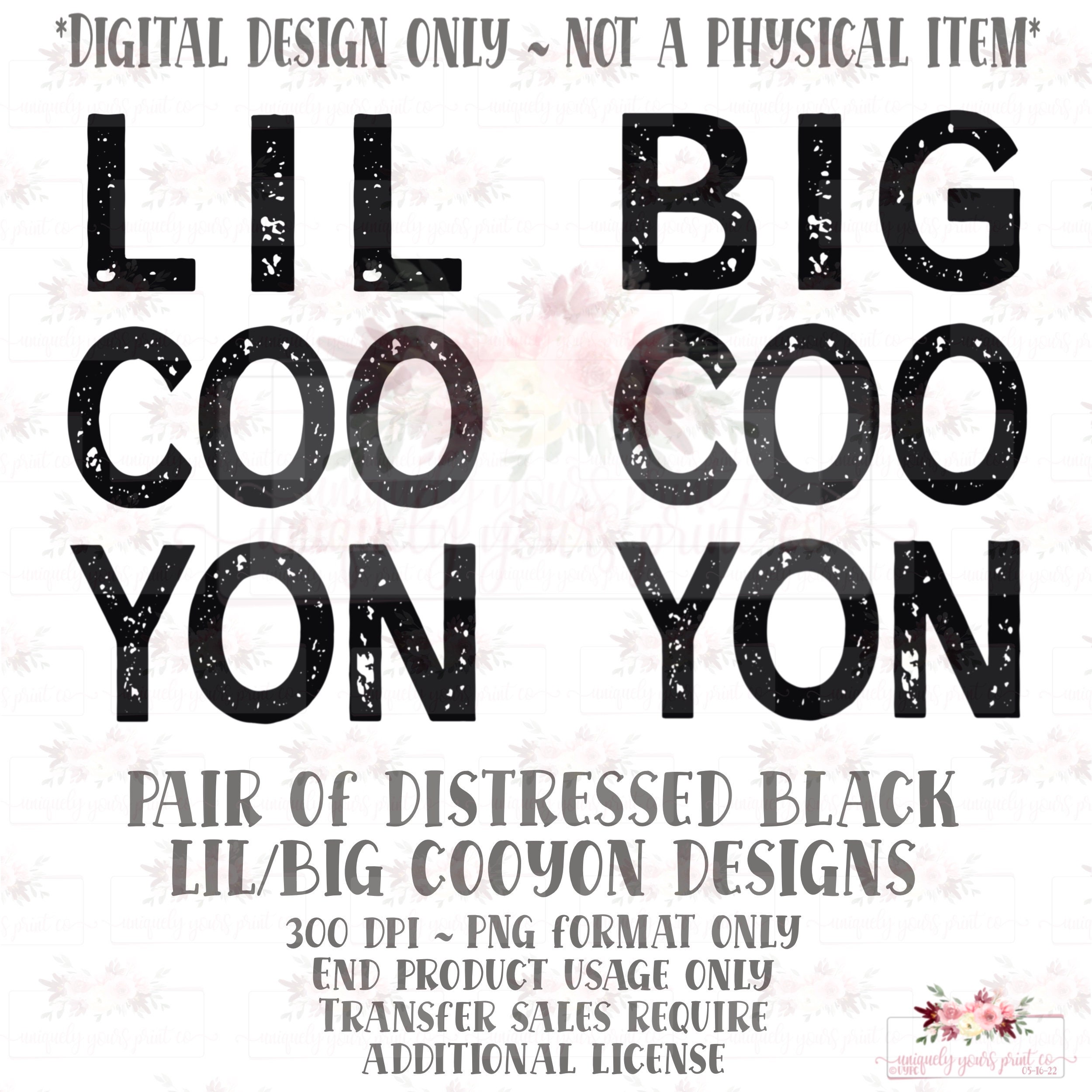 Cajun Fathers Day Pair Big Lil Cooyon Set Coullion Design Etsy