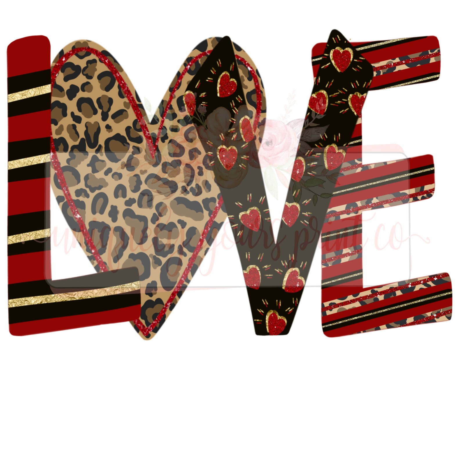 Valentines Day PNG | Hand Drawn Design | Sublimation | Digital Download ...