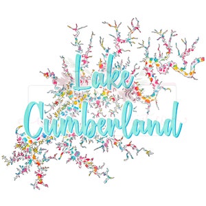 Lake Cumberland Kentucky leopard tie dye state doodle | Hand drawn | Sublimation | Digital design Download | PNG |