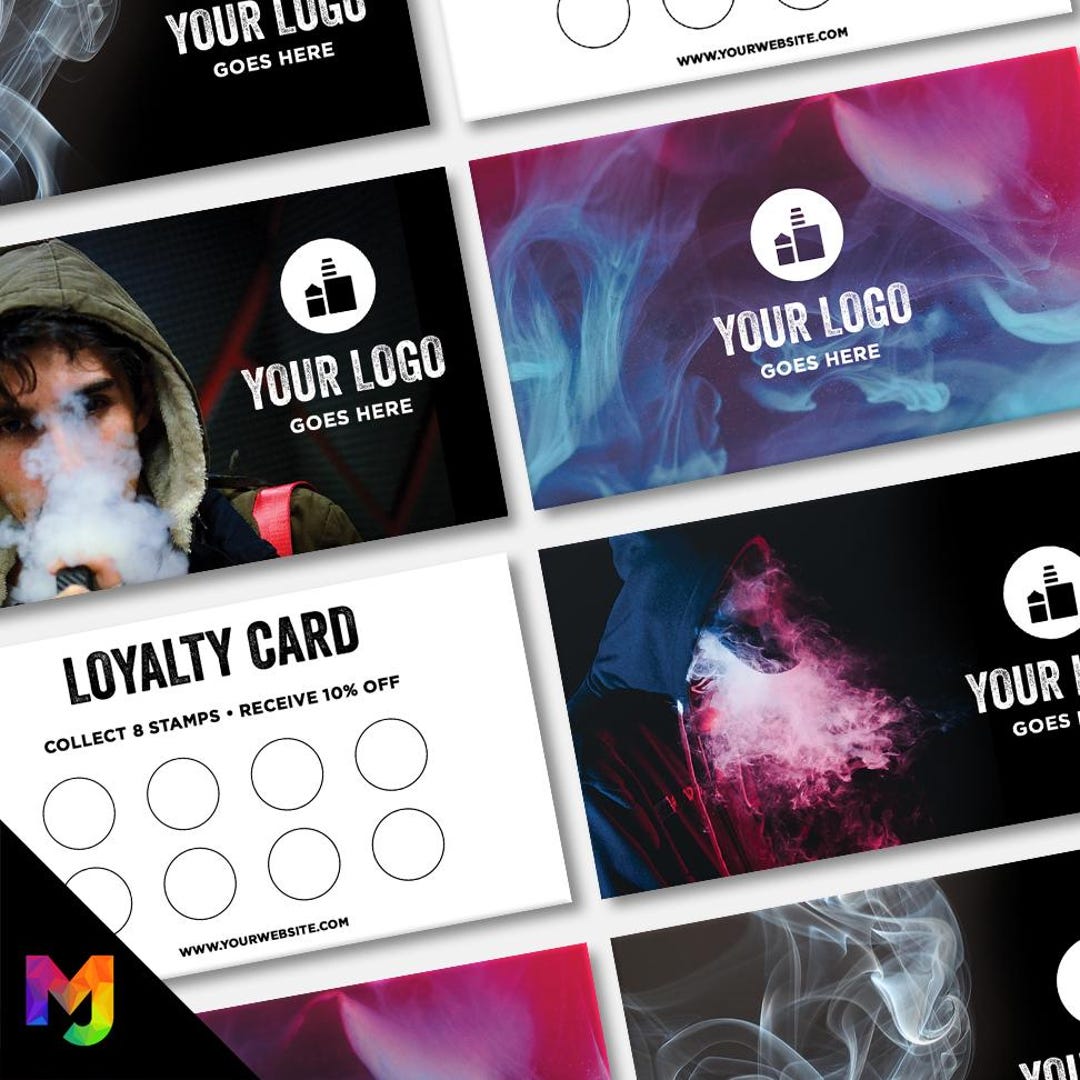 Reward Process Vaping Custom Printed Loyalty Reward Cards | Vape Shop Vaping Quit Smoking ...