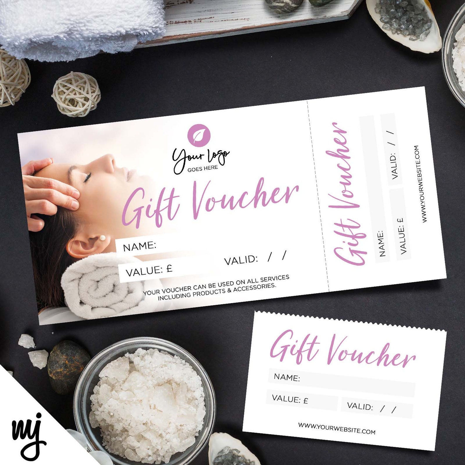 Custom Printed Gift Vouchers Perforated Stubs Massage Etsy UK