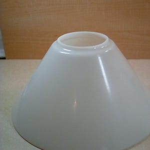 Opal color glass replacement shade/globe