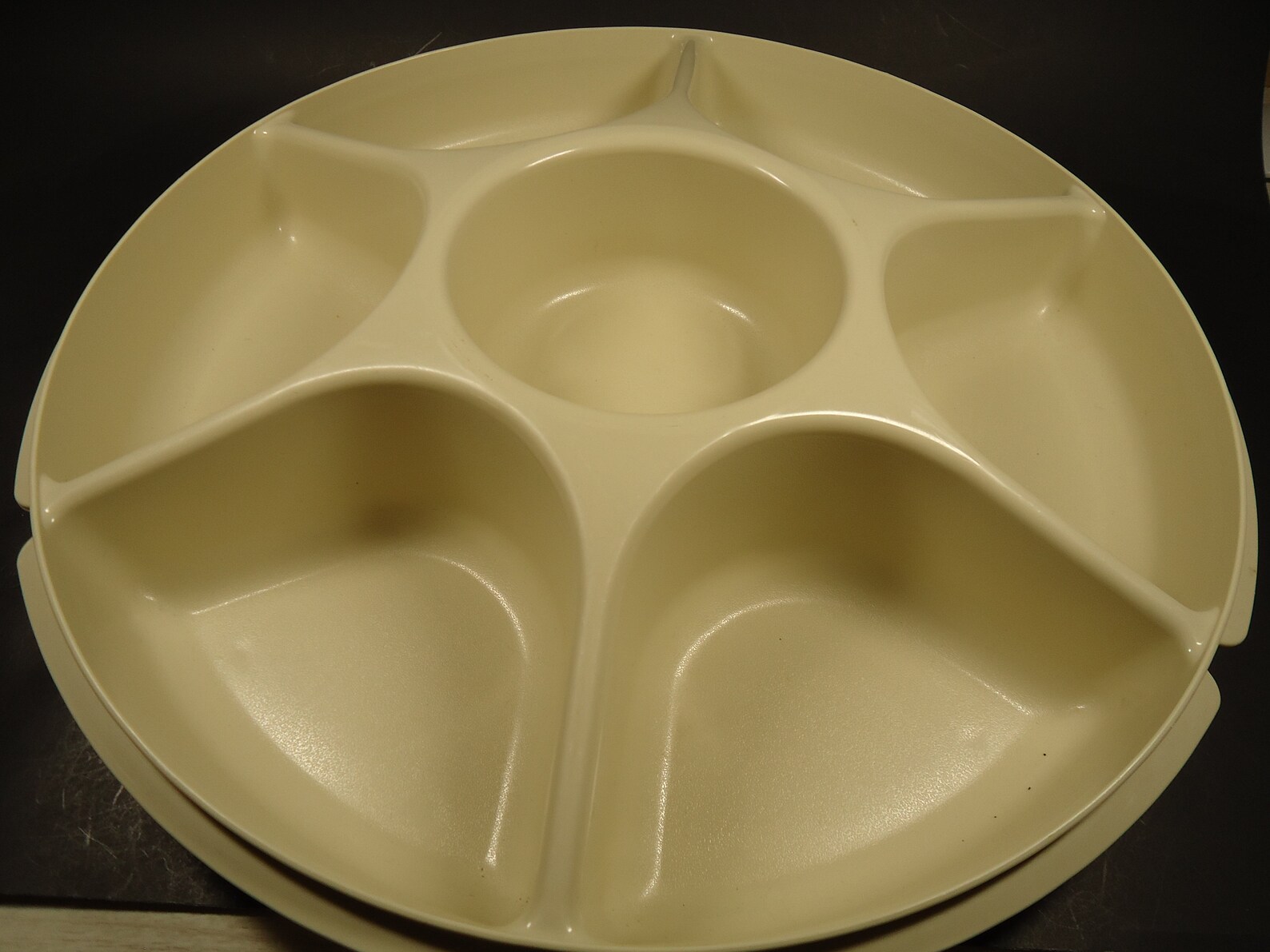Tupperware Divided Serving Tray Container With Lid. Etsy