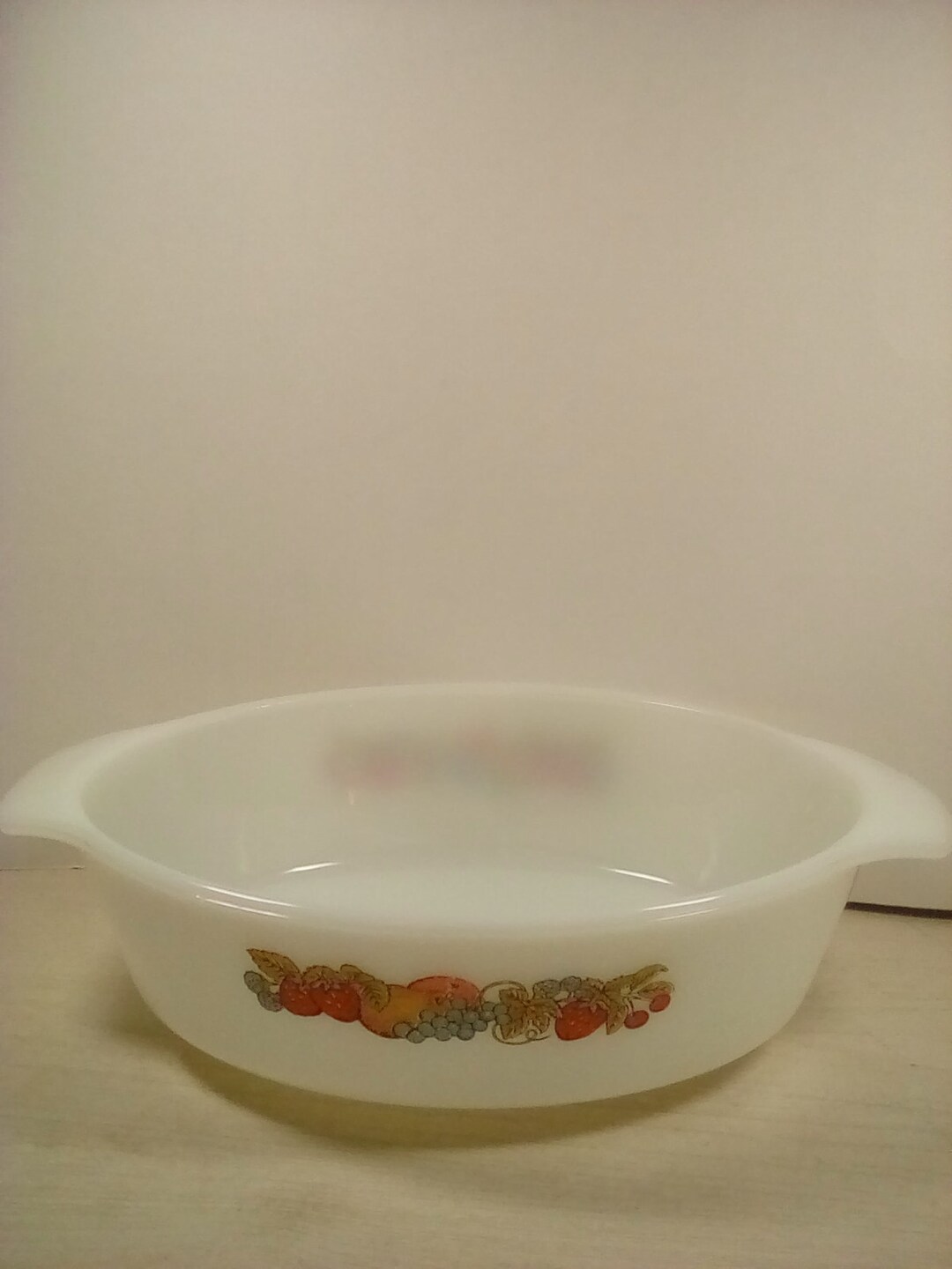 Anchor Hocking Fire King Fruit Harvest Casserole Dish Etsy